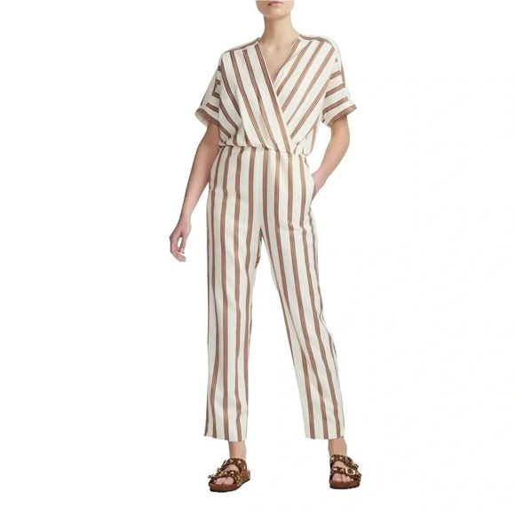Maje Pieni Striped Jumpsuit Size 36 US Size 4/6 - Picture 5 of 14